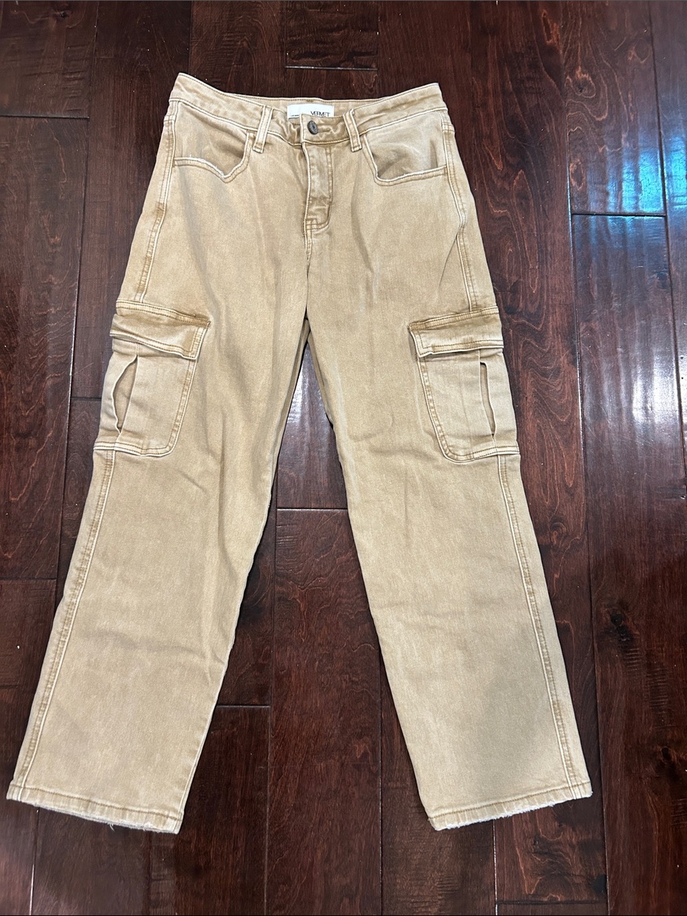 VERVET Tan Jean cargo pants